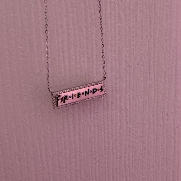 Charmed Aroma Jewelry - Elegant Silver FRIENDS Necklace